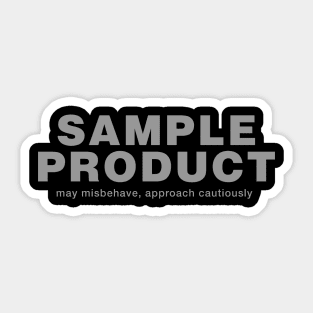 Sample Product Sticker